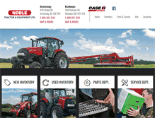 Tablet Screenshot of nobletractor.com